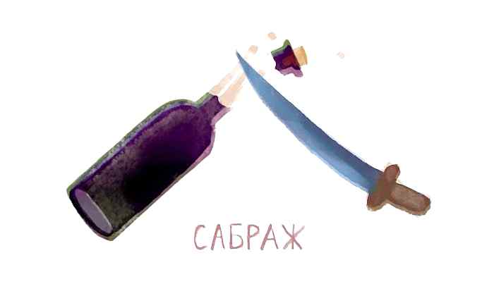 сабраж шампанское